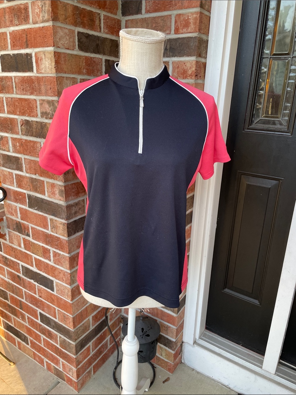 Sport Haley Woman’s Short Sleeve‎ Golf Shirt 3/4 Zip